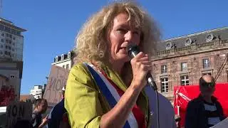 Marche pour le climat et contre le GCO: Martine Wonner