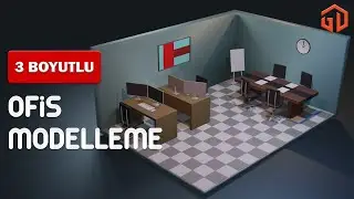 Ofis Modelleme | Blender 3.1 | Barış Açıkgöz