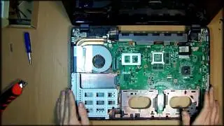 как разобрать ноутбук asus X73s и собрать обратно
