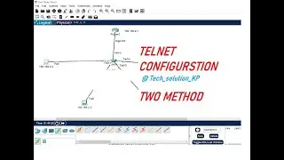 Telnet configuration in Cisco switch and Router ( 2 method ) #technology #art #cisco #education