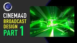 Cinema4D Broadcast Design Tutorial | Logo Interlude | Part 1