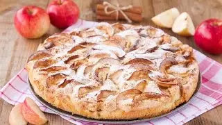 Шарлотка с яблоками без яиц и молочных продуктов ♡ Nika Life