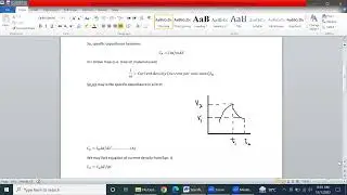 How to calculate specific capacitance,energy density,power density from GCD in urdu part a