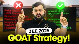 GOAT Strategy for Maths 99 Percentile | Do's and Don'ts Chapter List