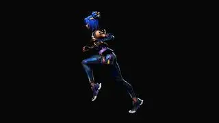 Neon Rig Run Cycle - Blender Eevee Animation