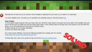 Minecraft Has Not Started Because Of An Unknown Error A Popular Solution To The Problem TLauncher