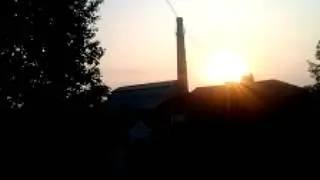Львів.  Ранок.  Схід сонця