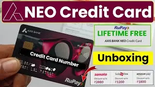 Axis Bank Neo credit card unboxing | neo credit card axis bank benefits | Axis Credit Card Unboxing