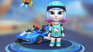 Talking Tom Karting Talking Angela New outfit unlocked Gameplay Android ios