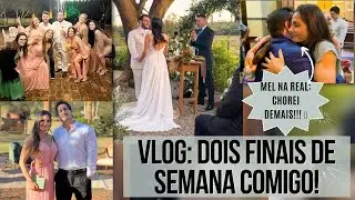 DOIS FINAIS DE SEMANA COMIGO: MANTENDO A DIETA NO CASAMENTO | SE ARRUME COMIGO | WEEKEND VLOG