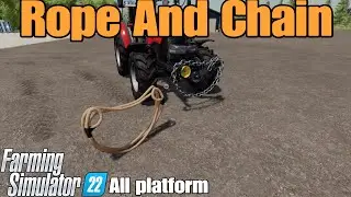 Rope And Chain / FS22 mod for all platforms