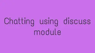 How to start chatting using odoo discuss module