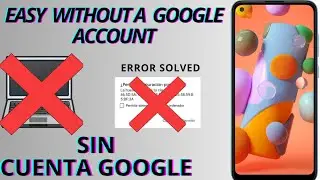 New Method Without PC 2024 - Samsung A11 FRP Bypass Android 12 - without pc - 2024