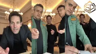 Пол Радд пытается выпросить спойлеры у братьев Руссо
