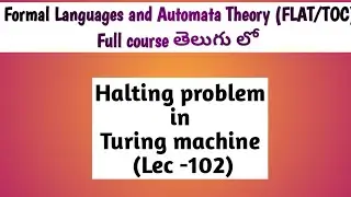 Halting problem of  the turing machine