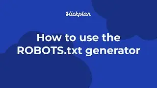 How to use the ROBOTS.txt generator
