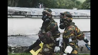 Ongewoon oefenterrein voor 4e Bataljon Genie