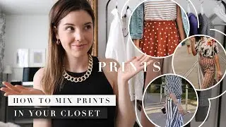 Fashion Basics: How to Mix Prints and Pattern in Clothes | Capsule Wardrobe Tips | by Erin Elizabeth