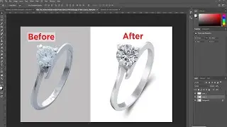 High End Jewelry Retouch Jewelry Photo Editing in Photoshop