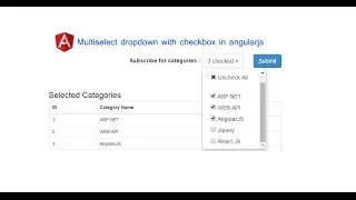 Multiselect dropdown with checkbox in angularjs