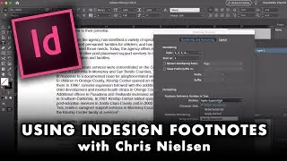 Working with FOOTNOTES for Text Frames in InDesign