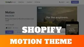 Motion Theme Shopify | How to add Logo, Increase Size, Change Alignment, Sticky Header,Top Bar | # 2
