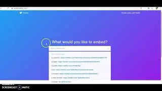 Embedding Twitter into HTML website using weblab on code.org