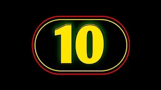 10 Second Countdown Timer | 10 Second Timer Green Screen | 10 Second Countdown Green Screen
