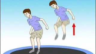 playing on my trampoline because i play on it sometimes
