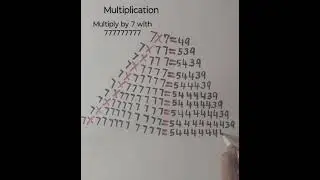 Multiply by 7 with 777777777#shorts
