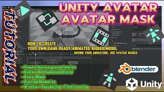 Unity Avatar - Avatar Mask - Animation override