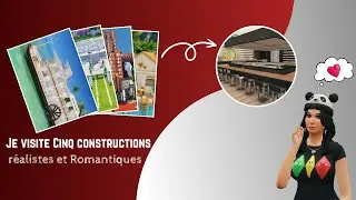 Je visite cinq constructions réalistes ( spécial lieux romantiques ) ❤️ | Sims 4 | noCC |