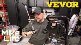 VEVOR Stand Airless Paint Sprayer, 750W 3000PSI Unboxing