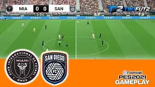 Inter Miami vs San Diego FC | Gameplay PES 2021 | MLS 2026