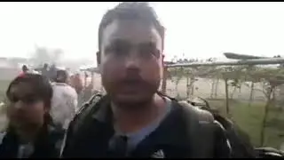 Bikaner express train derail accident spot visuals