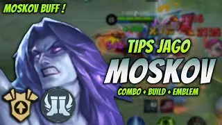 CARA MAIN MOSKOV BUFF ! BUILD & EMBLEM MOSKOV TERBARU 2024 ! | MOSKOV GOLD LANE GAMEPLAY