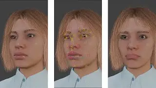Blender Realistic Charater: Human Generator, Faceit Rigging, & Poes to Blend Shapes