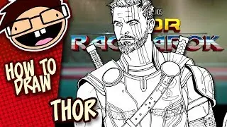 How to Draw THOR (Thor: Ragnarok) | Narrated Easy Step-by-Step Tutorial