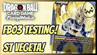 Fusion World: FB03 Starter Deck Vegeta Testing!