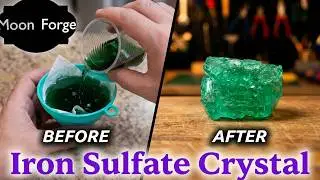 How to grow a crystal of iron sulfate