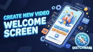 How to create video welcome screen in sketchware 