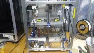 CoreXY 3DプリンタZ軸をベルトドライブ化20(動滑車採用)。Belt Drived Z Axis with CoreXY 3D Printer 20(adopts Movable Pully)