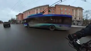 Yolin Ebike в Мурманске весной / Yolin Ebike in Murmansk in spring (Russia)