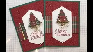 Perfectly Plaid Christmas Tree Card