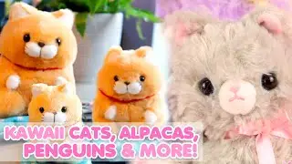 Kawaii Cats, Alpaca, Penguins & More! Plush Showcase | TOFU CUTE TV Shorts Ep. 10