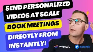Book meetings & send personalized videos from Instantly with Weezly!