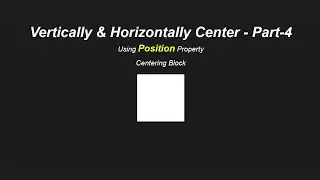 Vertically & Horizontally Center part-4