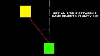 Get an angle between 2 Game Objects in Unity 3D!