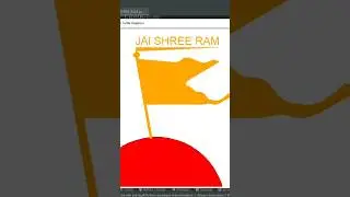 Jai Shree Ram 🚩| Using Python Turtle 🐢 | 
