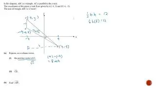 Position Vector Problems 2
